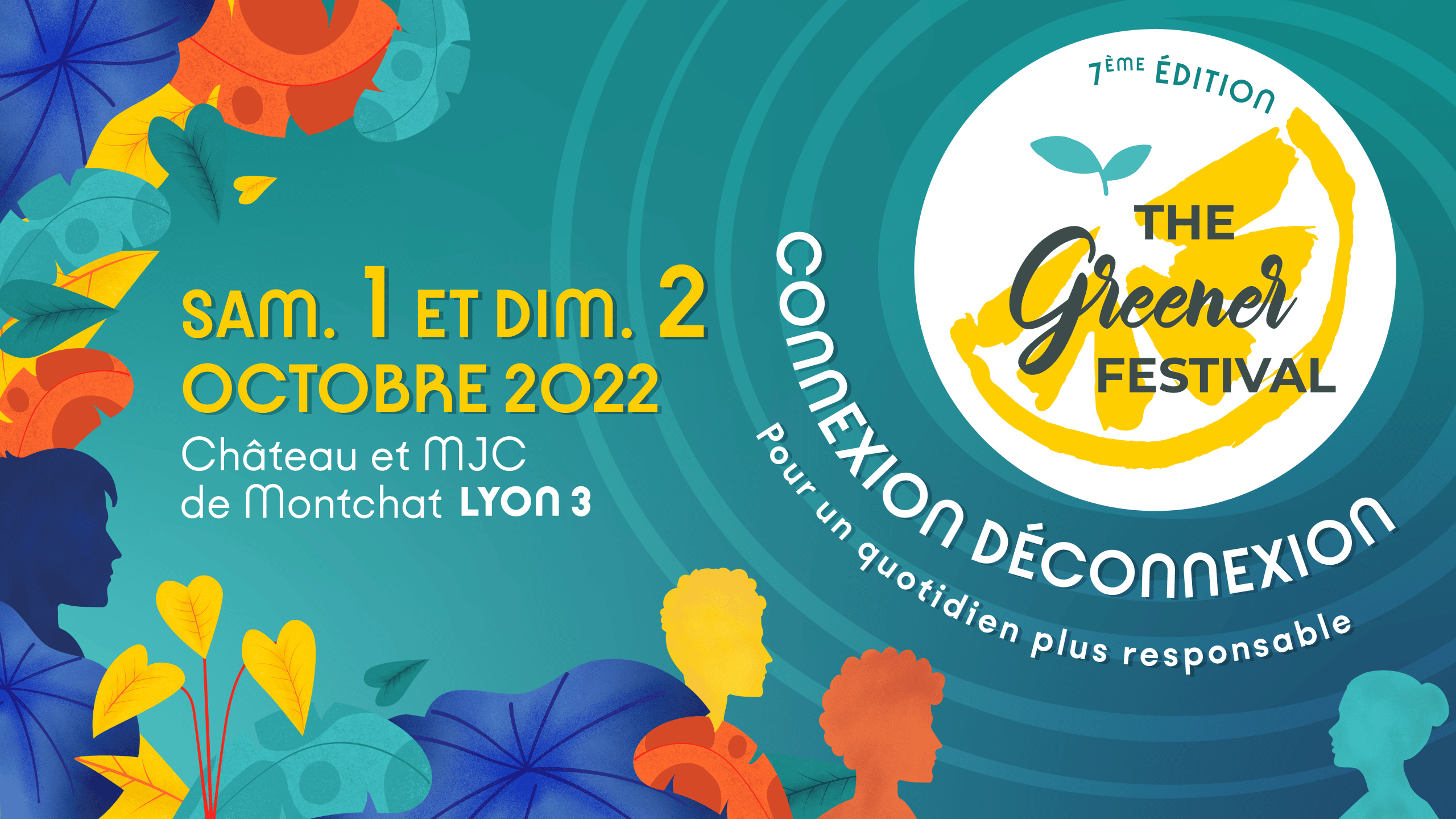 Bannière de la 7ème édition du Greener Festival 2022